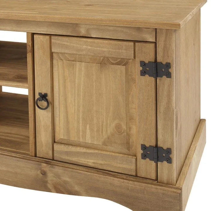 Wood TV Entertainment Stand Corona