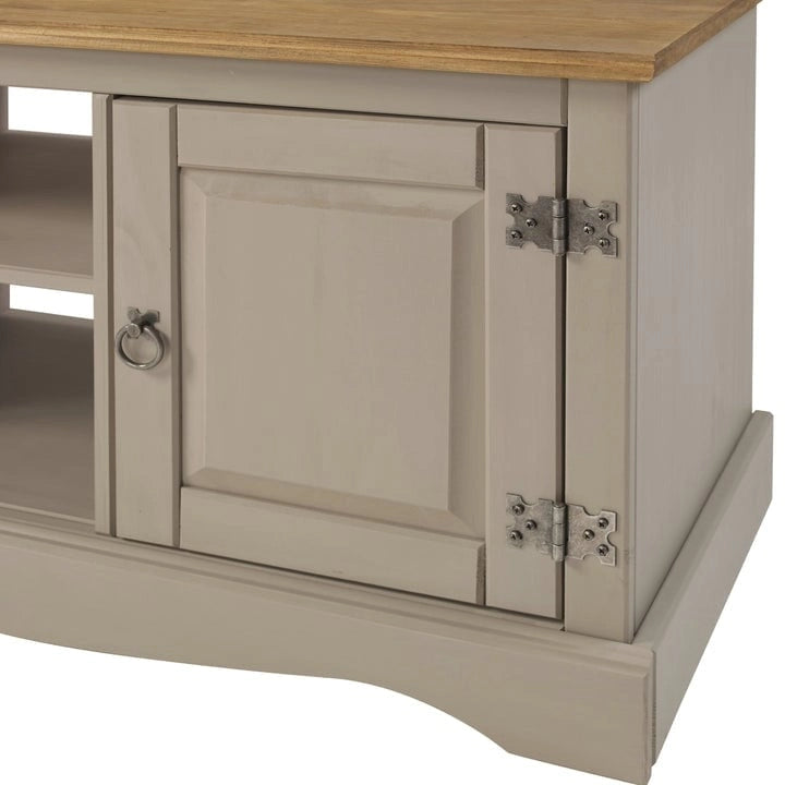 Wood TV Entertainment Stand Corona