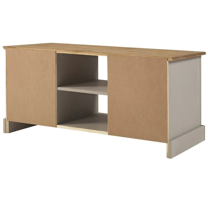 Wood TV Entertainment Stand Corona