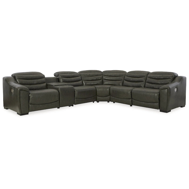 Signature Design by Ashley Center Line 6-Piece Power Reclining Sectional - 138.25 W x 120.5 D x 35 H