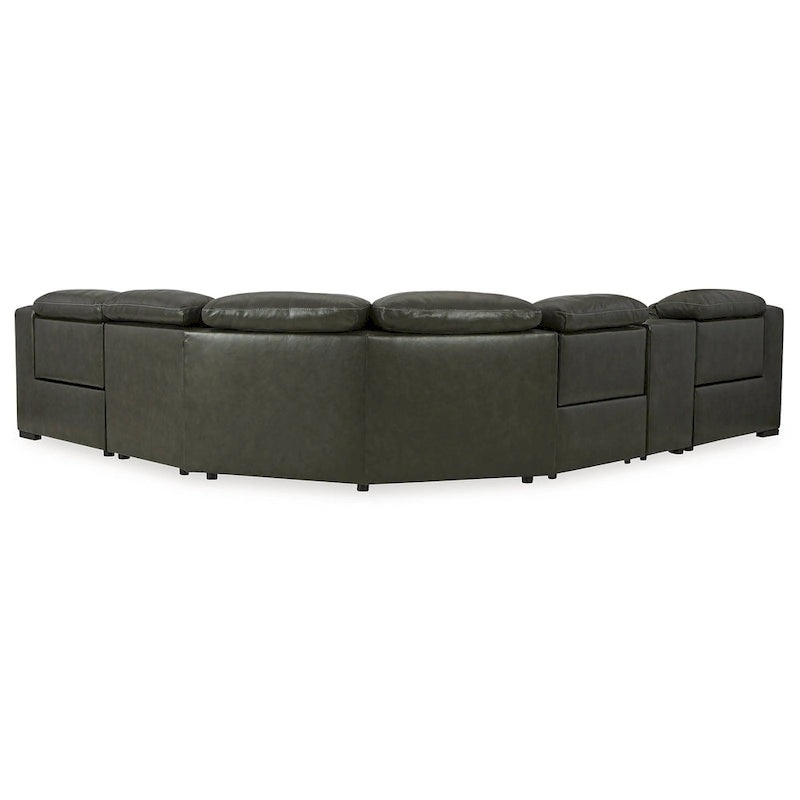 Signature Design by Ashley Center Line 6-Piece Power Reclining Sectional - 138.25 W x 120.5 D x 35 H