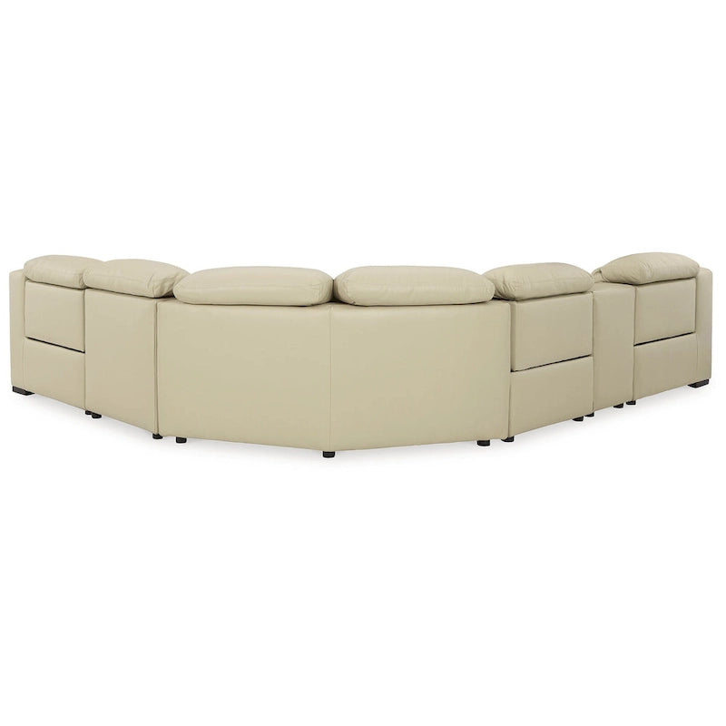 Signature Design by Ashley Center Line 6-Piece Power Reclining Sectional - 138.25 W x 120.5 D x 35 H