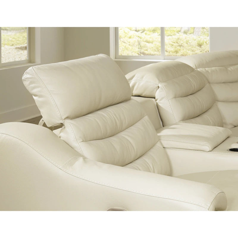 Signature Design by Ashley Center Line 6-Piece Power Reclining Sectional - 138.25 W x 120.5 D x 35 H