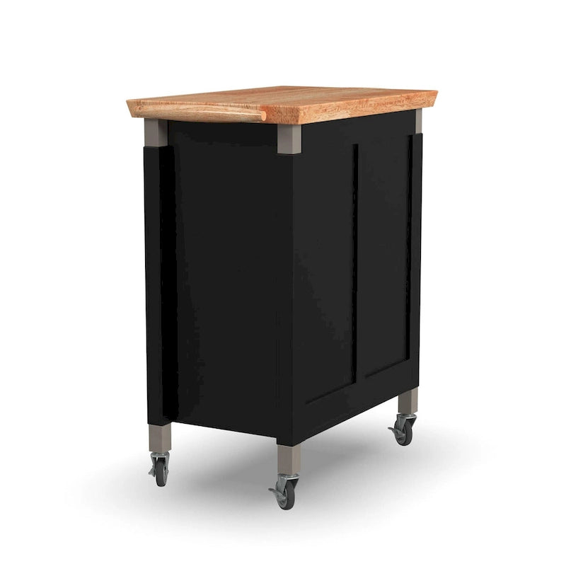 Homestyles Dolly Madison Kitchen Cart with Wood Top