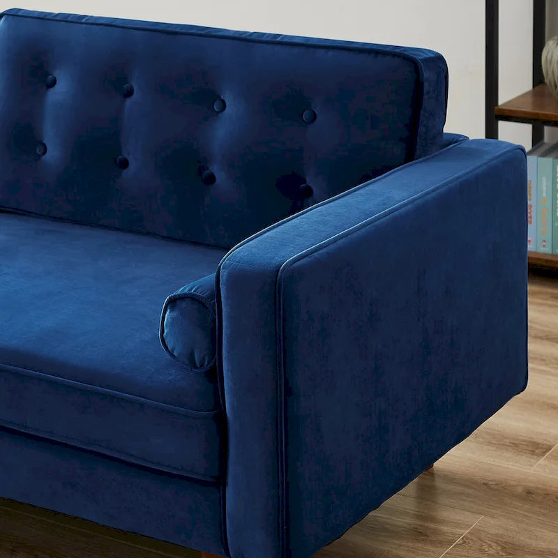 Kerry Mid Century Modern Comfortable Furniture Style Tufted Velvet Couch