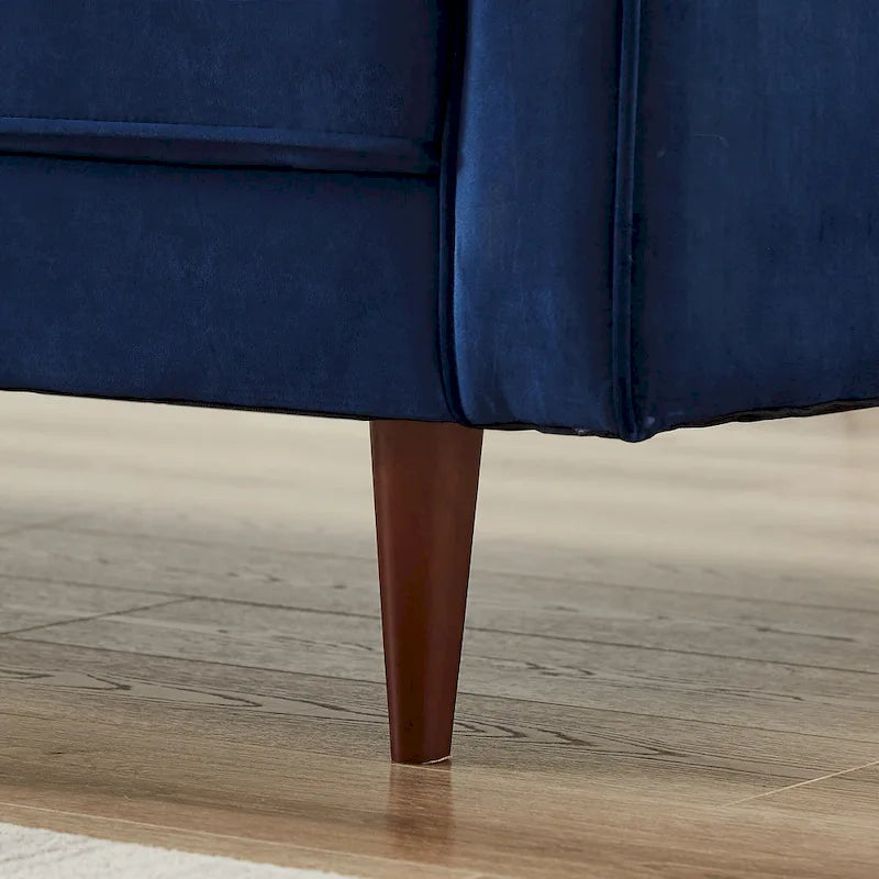 Kerry Mid Century Modern Comfortable Furniture Style Tufted Velvet Couch