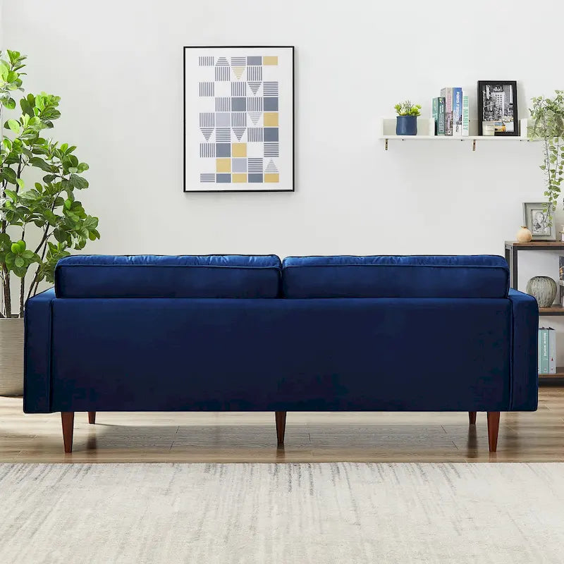 Kerry Mid Century Modern Comfortable Furniture Style Tufted Velvet Couch