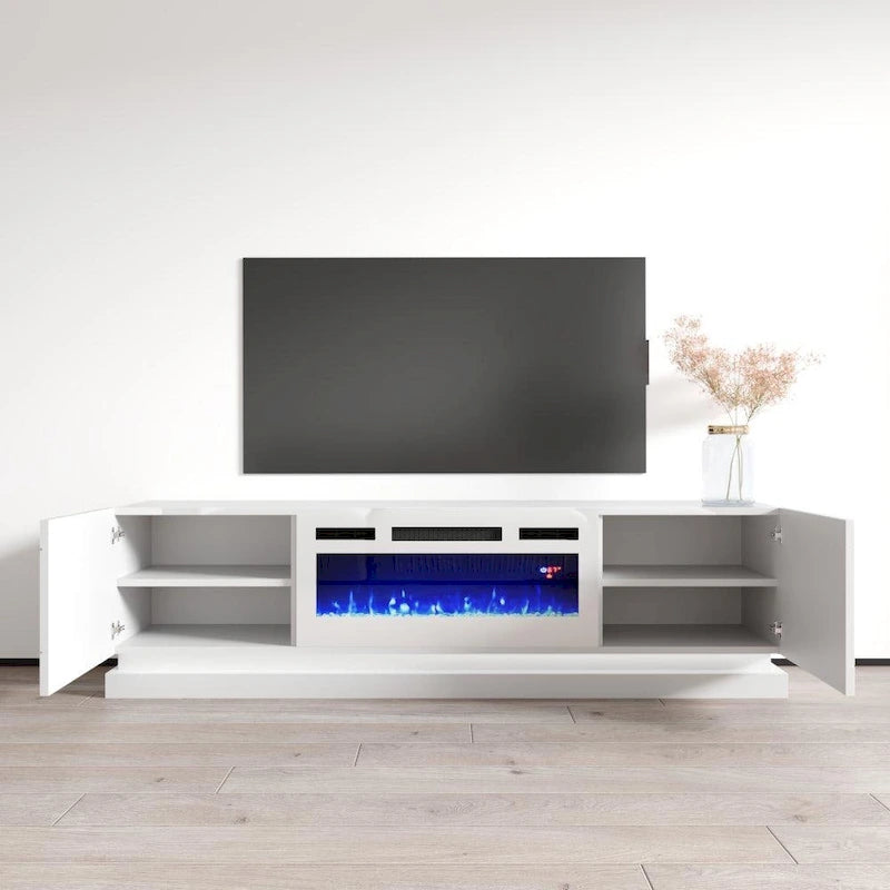 Shu WH-EF Electric Fireplace 71  TV Stand