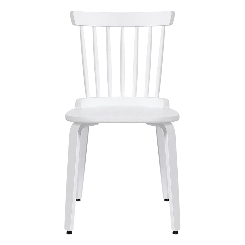 Solid Wood Spindle Back Windsor Dining Chairs, Set of 2 - 17.44  (W) x 19.7  (D) x 33.1  (H)