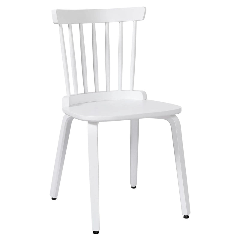 Solid Wood Spindle Back Windsor Dining Chairs, Set of 2 - 17.44  (W) x 19.7  (D) x 33.1  (H)