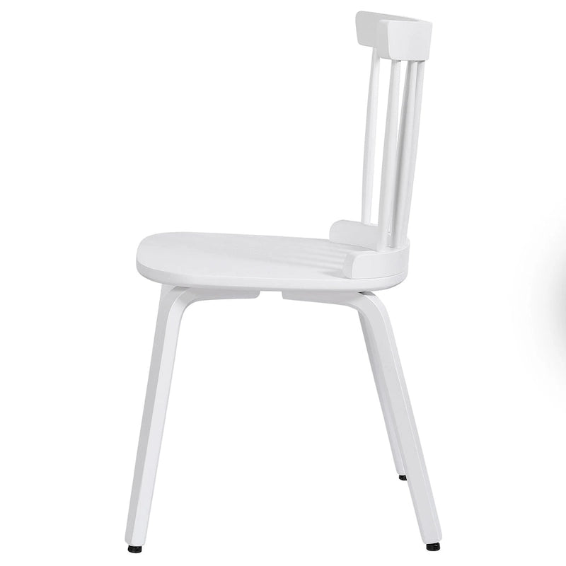 Solid Wood Spindle Back Windsor Dining Chairs, Set of 2 - 17.44  (W) x 19.7  (D) x 33.1  (H)