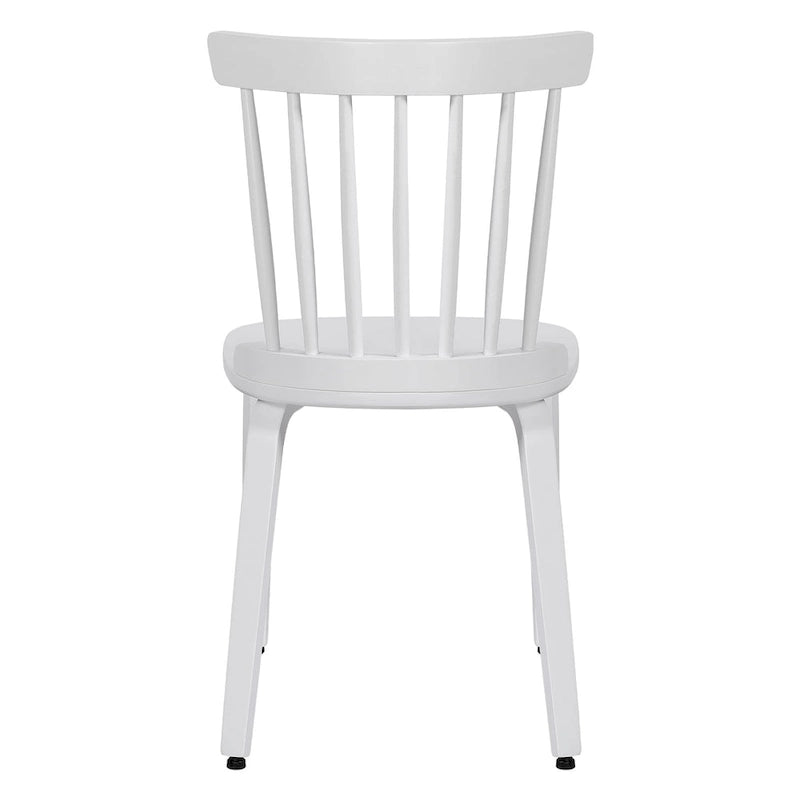 Solid Wood Spindle Back Windsor Dining Chairs, Set of 2 - 17.44  (W) x 19.7  (D) x 33.1  (H)