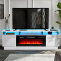 70  Fireplace TV Stand with 36  Electric Fireplace