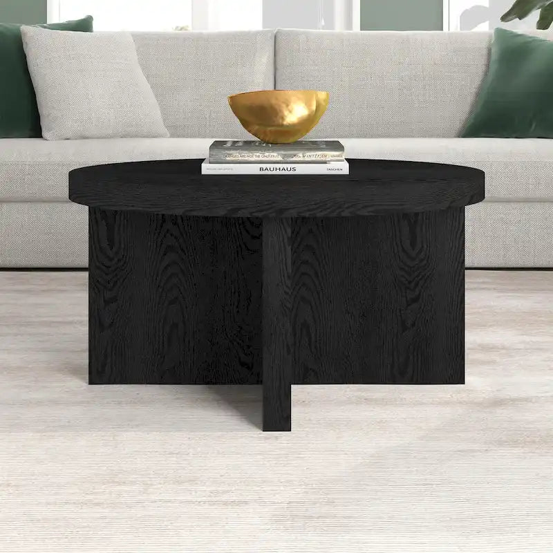 Elna 33  Wide Round Coffee Table - 33  Wide