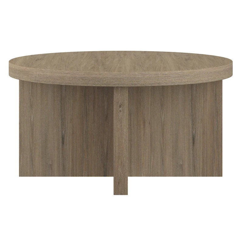 Elna 33  Wide Round Coffee Table - 33  Wide