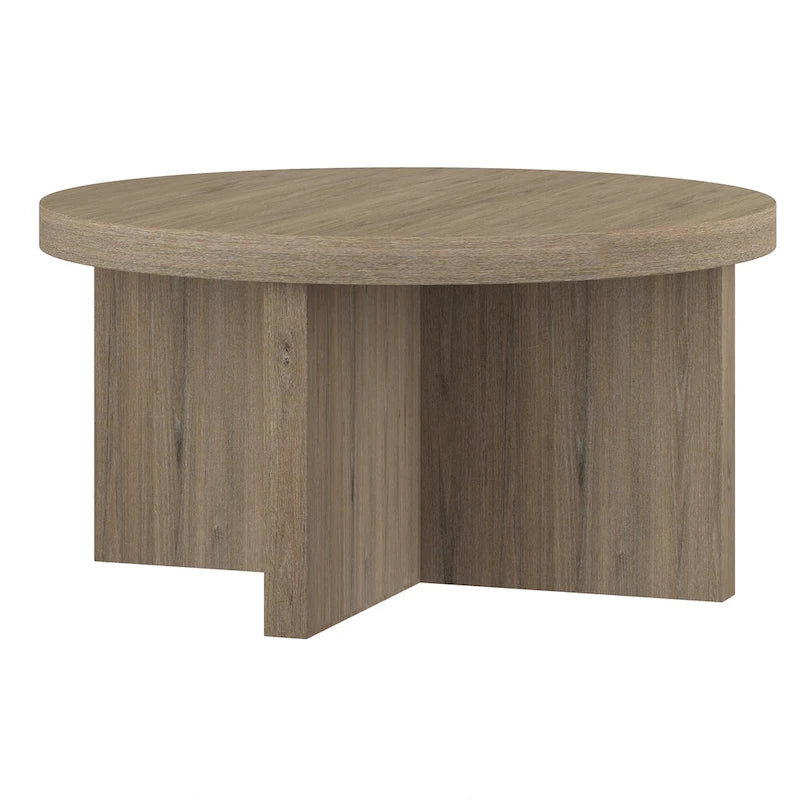 Elna 33  Wide Round Coffee Table - 33  Wide