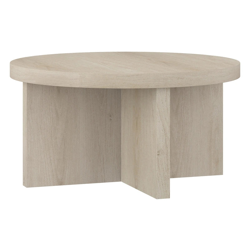Elna 33  Wide Round Coffee Table - 33  Wide