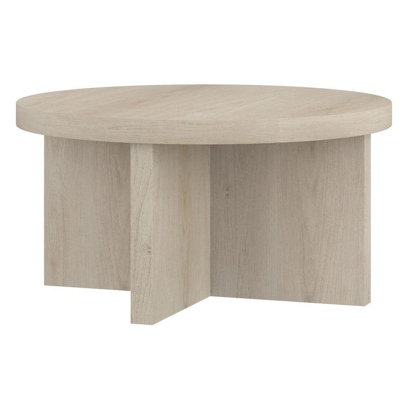 Elna 33  Wide Round Coffee Table - 33  Wide
