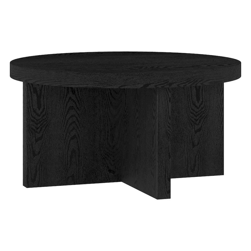 Elna 33  Wide Round Coffee Table - 33  Wide