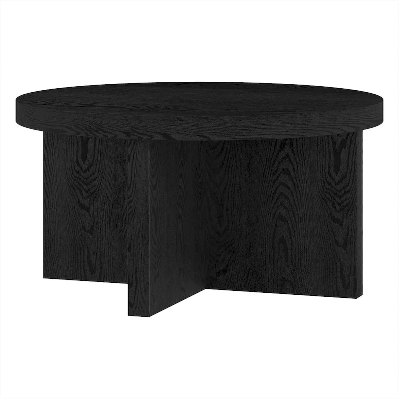 Elna 33  Wide Round Coffee Table - 33  Wide