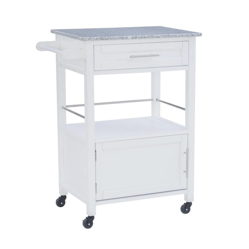 Elaine Mobile Kitchen Cart with Granite Top
