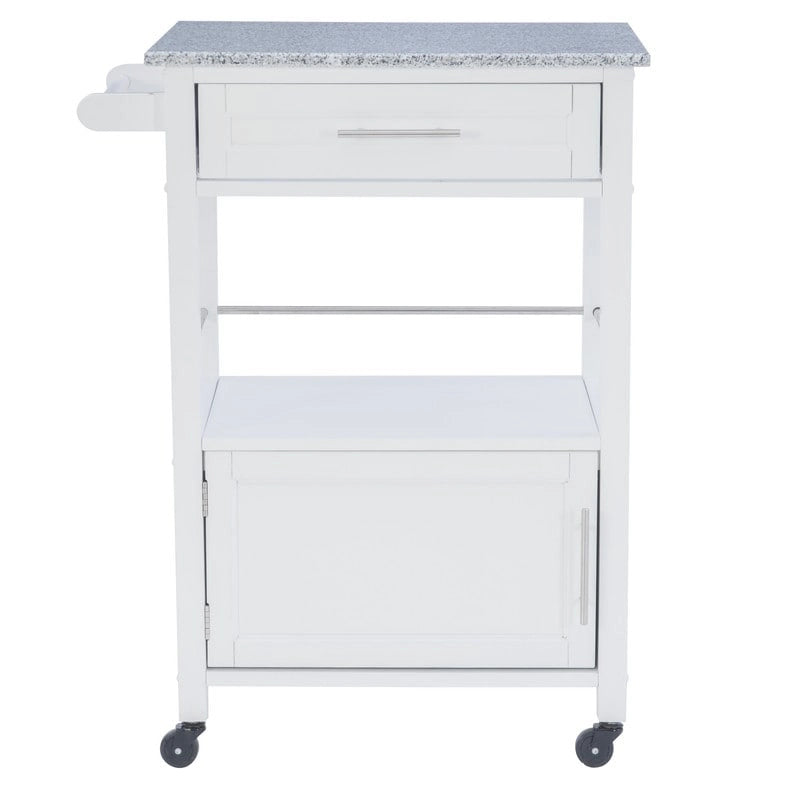 Elaine Mobile Kitchen Cart with Granite Top