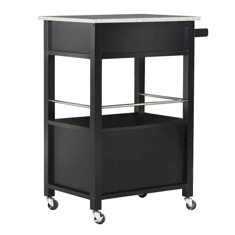 Elaine Mobile Kitchen Cart with Granite Top