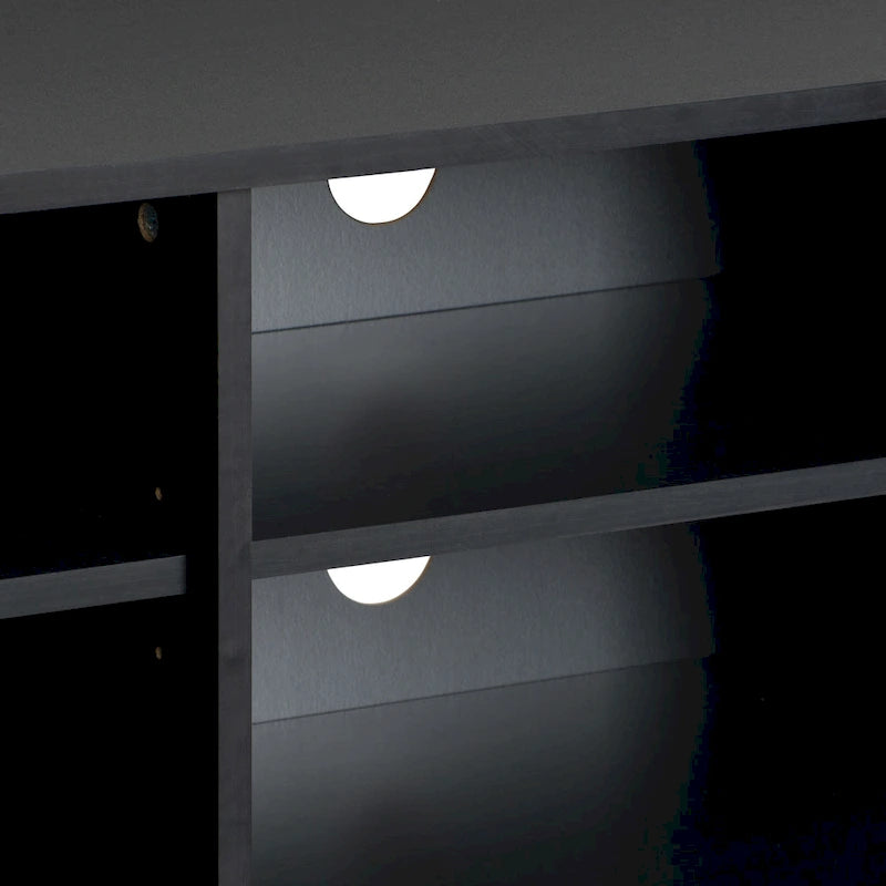 Hollywood Low Profile Modern TV Stand, for TV's up to 85