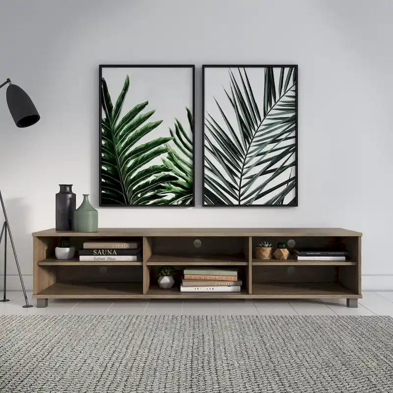 Hollywood Low Profile Modern TV Stand, for TV's up to 85