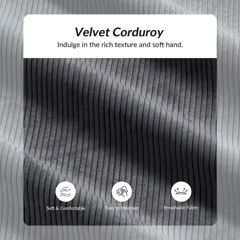 Volkhard 80.5  Modern Slipcovered Sofa With Removable Back Cushion By HULALA HOME