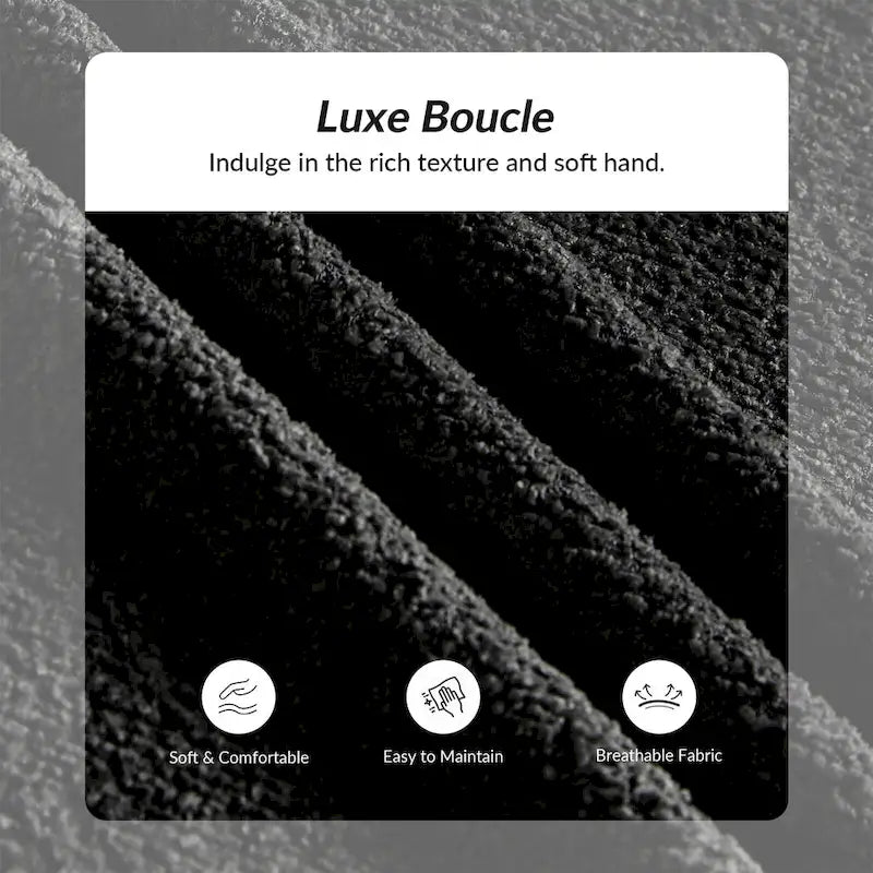 Volkhard 80.5  Modern Slipcovered Sofa With Removable Back Cushion By HULALA HOME