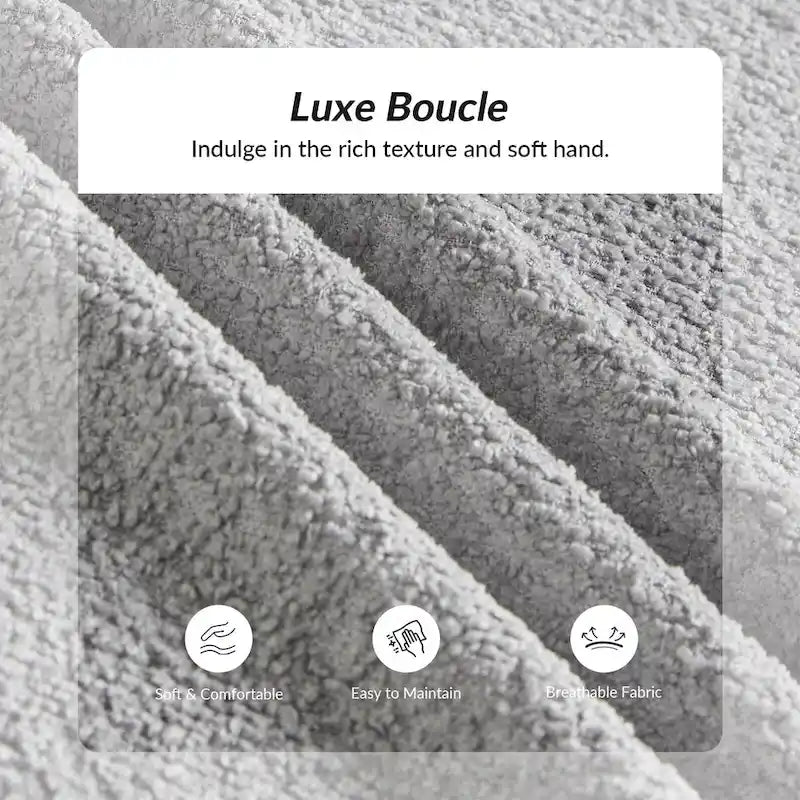 Volkhard 80.5  Modern Slipcovered Sofa With Removable Back Cushion By HULALA HOME