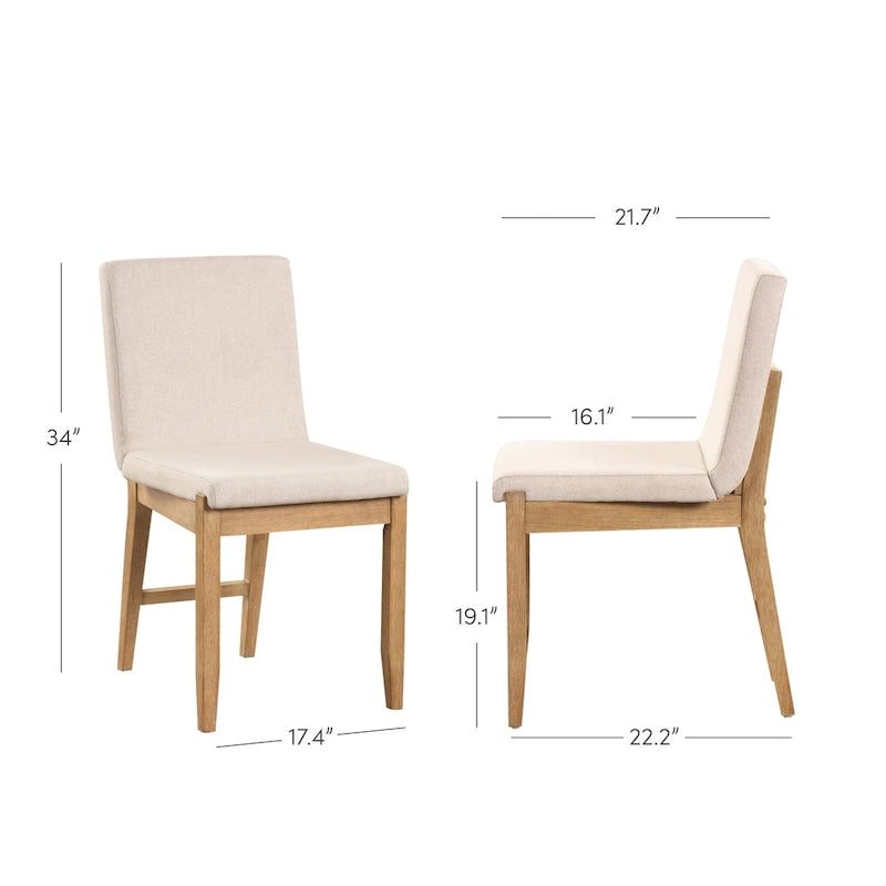 Gracie Modern Dining Chair, Upholstered Accent Dining Chair