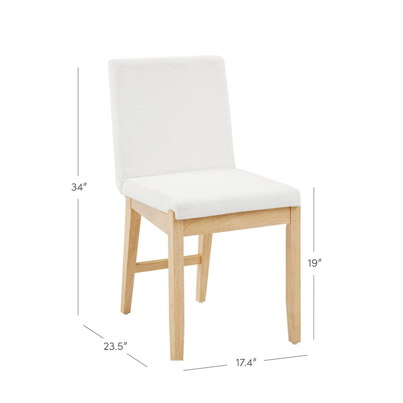 Gracie Modern Dining Chair, Upholstered Accent Dining Chair