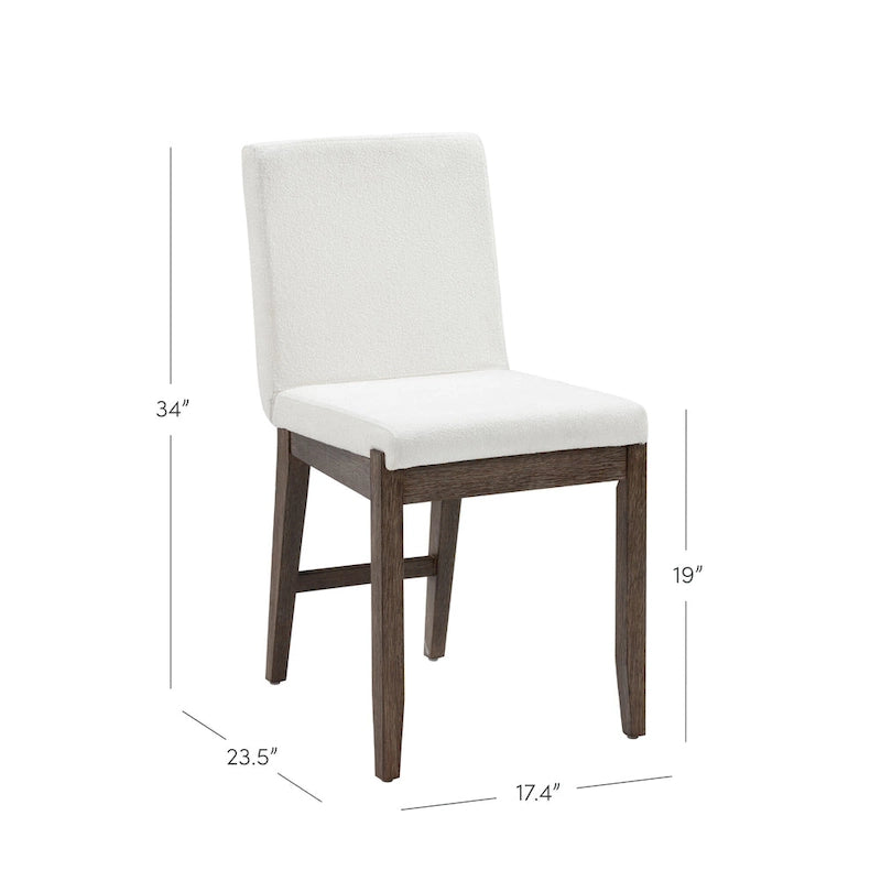 Gracie Modern Dining Chair, Upholstered Accent Dining Chair