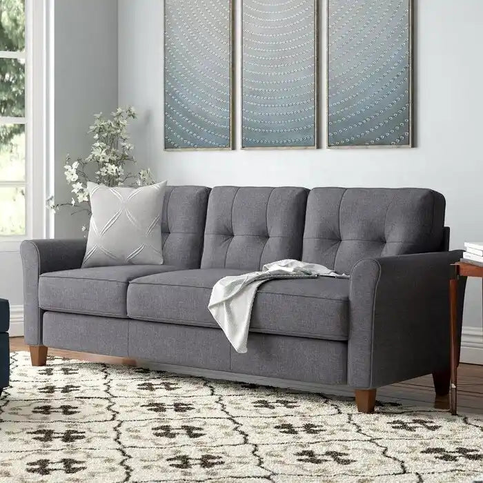 Kouchouk 78.7  Linen Flared Arm Sofa