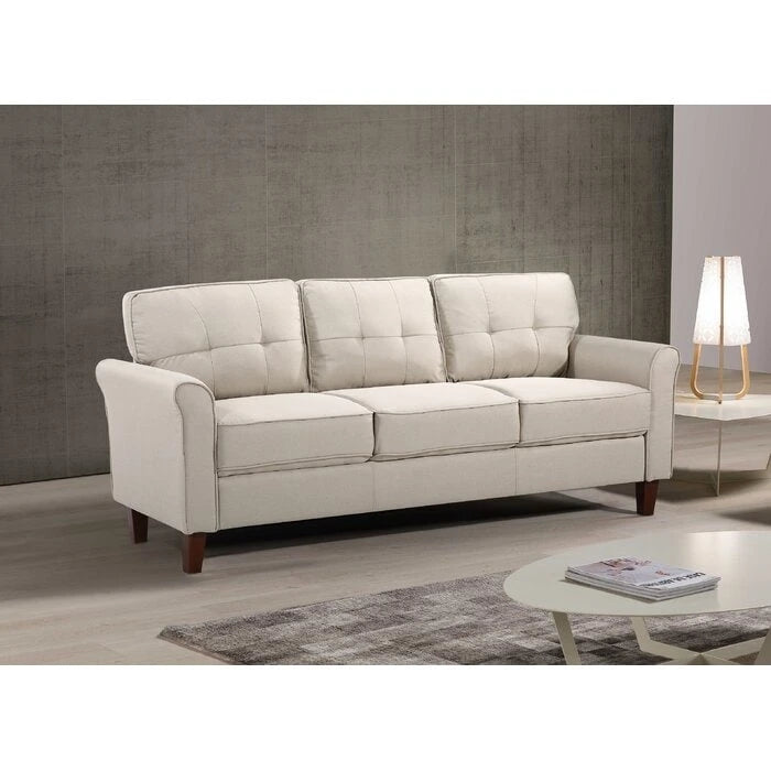 Kouchouk 78.7  Linen Flared Arm Sofa