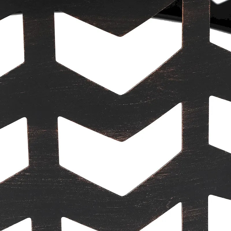 Adeco Set of 2 Round Nesting Side End Tables Set - Set of 2