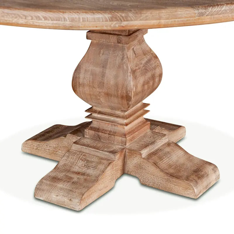Pengrove Round Mango Wood Dining Table