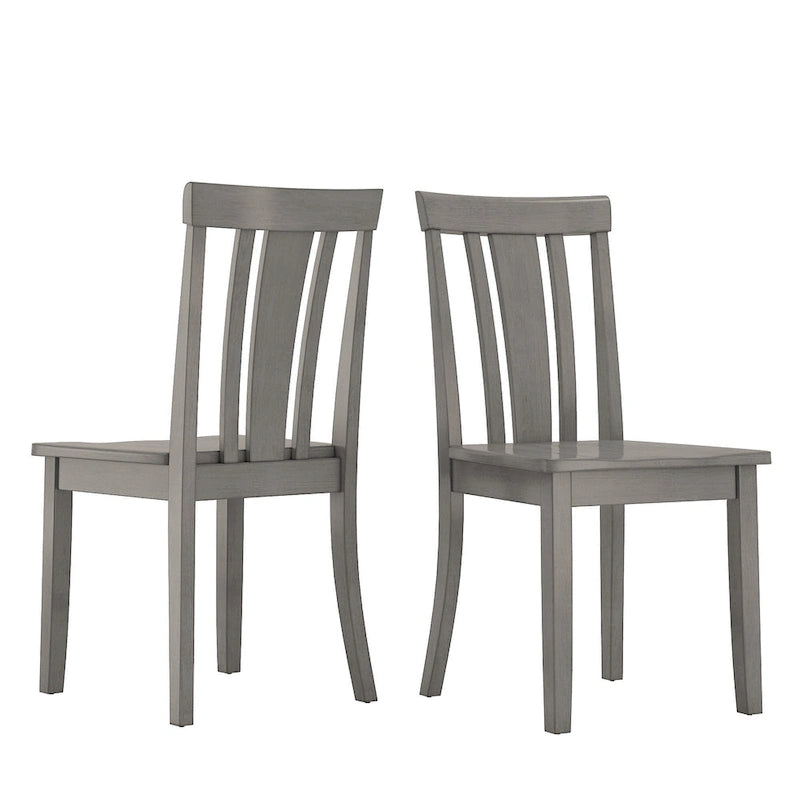 Wilmington II Slat Back Wood Dining Side Chairs by iNSPIRE Q Classic (Set of 2)