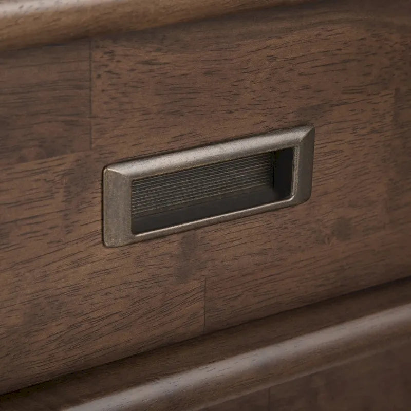 WYNDENHALL Tierney SOLID HARDWOOD 22 inch Wide Rectangle Mid Century Modern End Table - 22 W x 20 D x 22 H