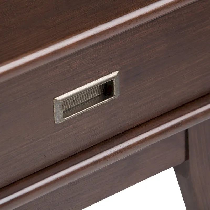 WYNDENHALL Tierney SOLID HARDWOOD 22 inch Wide Rectangle Mid Century Modern End Table - 22 W x 20 D x 22 H