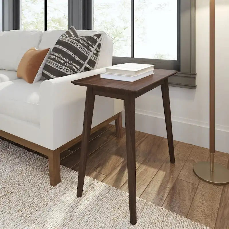 Plank and Beam Mid-Century Rectangular Side Table - 24 