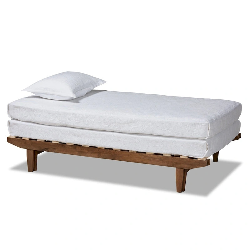 Hiro Modern and Contemporary Expandable Twin to King Bed Frame
