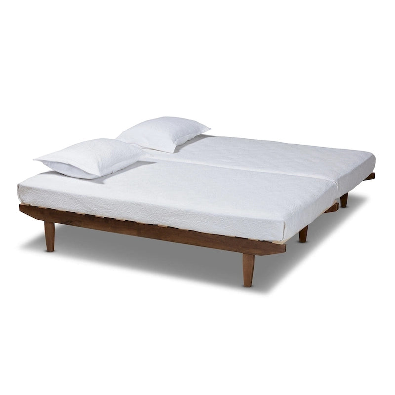 Hiro Modern and Contemporary Expandable Twin to King Bed Frame