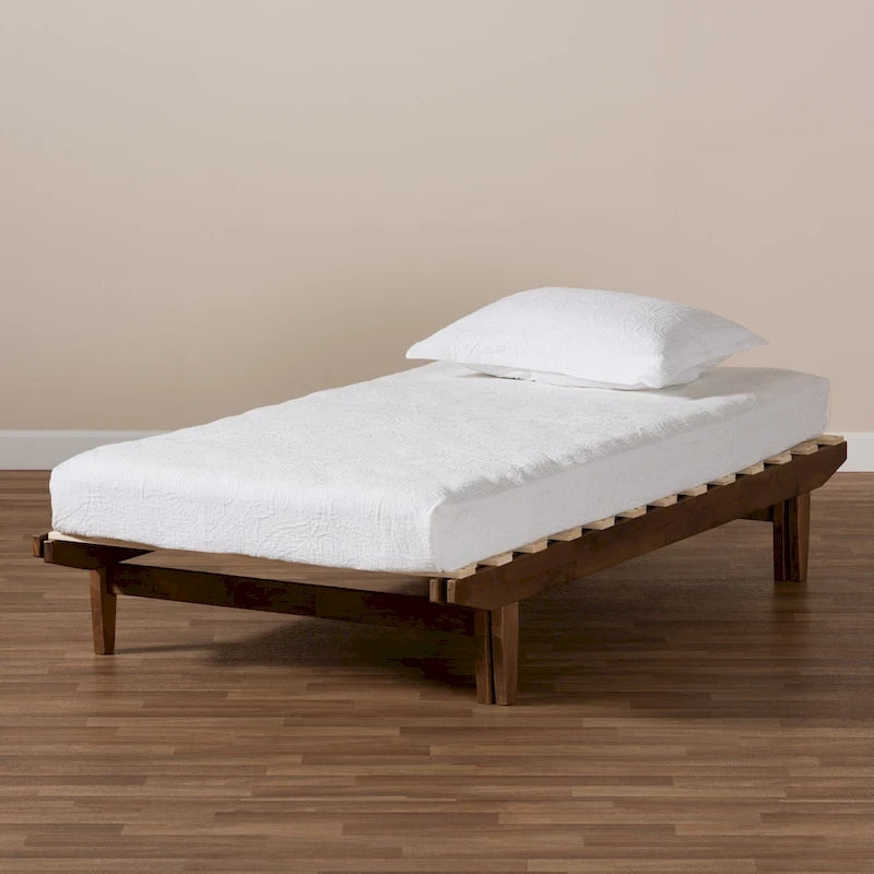 Hiro Modern and Contemporary Expandable Twin to King Bed Frame