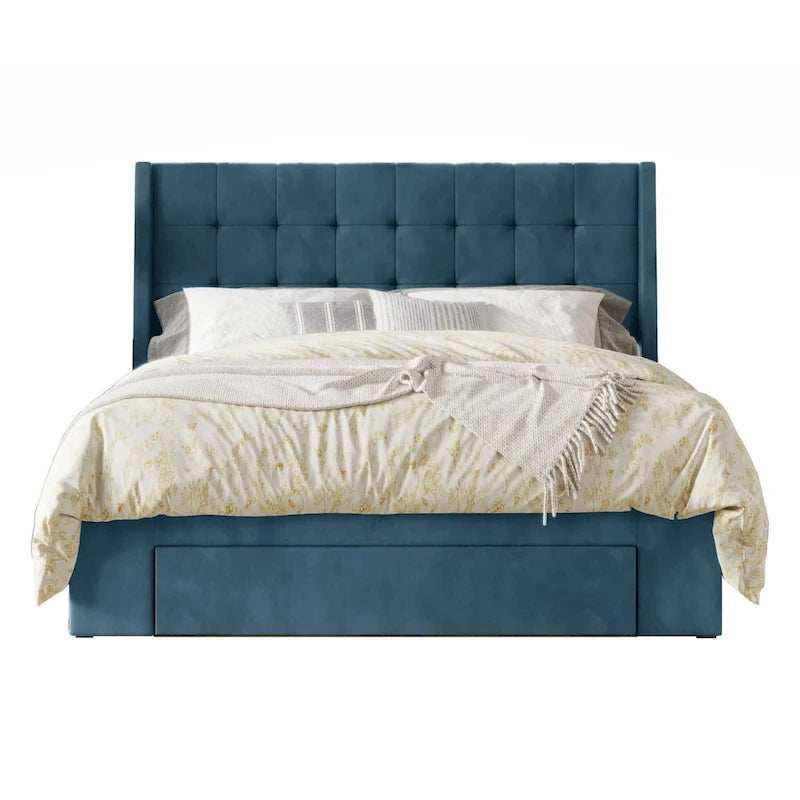 Pamela Tufted Upholstered Storage Panel Bed