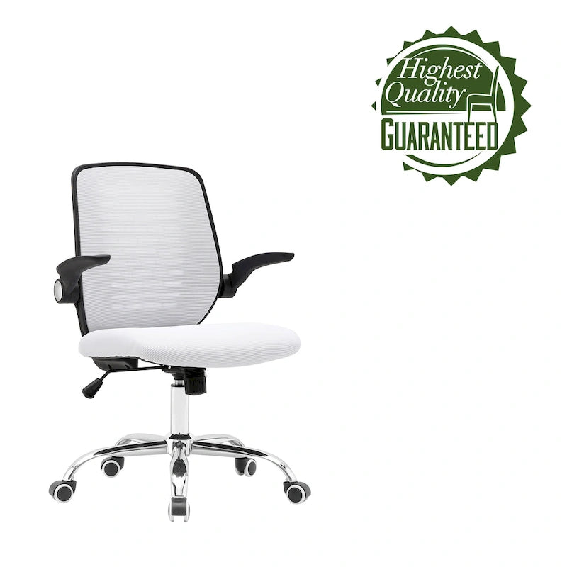 Porthos Home Hank Office Chair, Mesh Back, Height Adjustable Seat