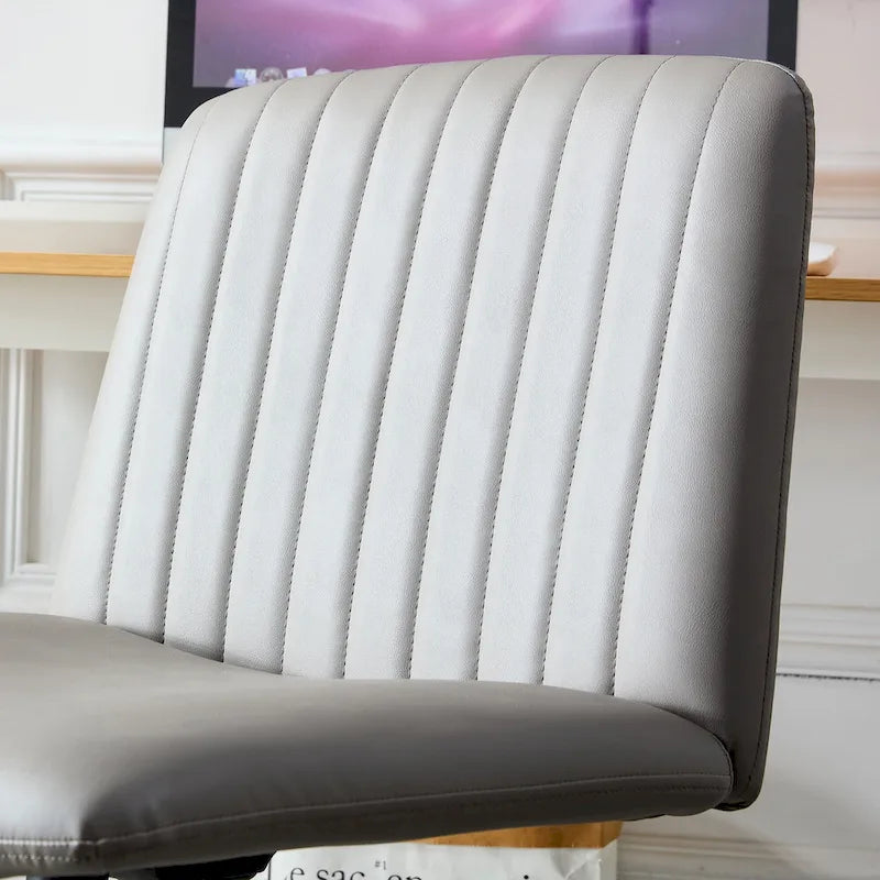 Adjustable 360 Swivel Office Chair With Black Foot