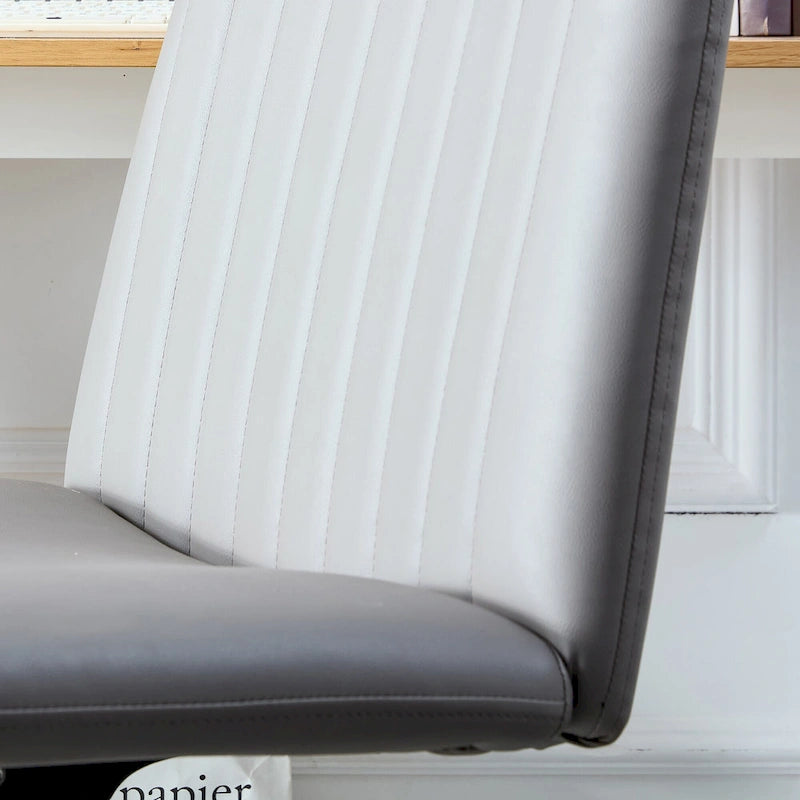 Adjustable 360 Swivel Office Chair With Black Foot